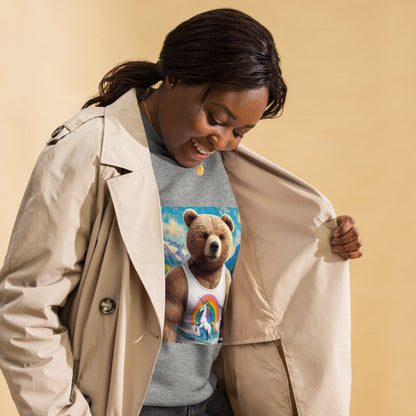 Proud Bear1 Unisex Premium Sweatshirt by Gregg Acini Adoree Designs - Gregg Acini Adoree Designs - Sweatshirt