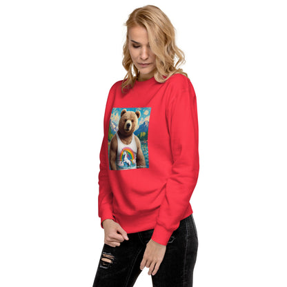 Proud Bear1 Unisex Premium Sweatshirt by Gregg Acini Adoree Designs - Gregg Acini Adoree Designs - Sweatshirt
