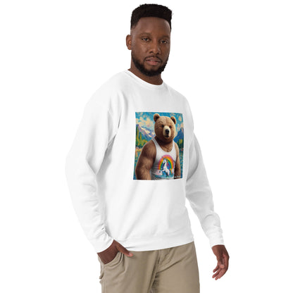 Proud Bear1 Unisex Premium Sweatshirt by Gregg Acini Adoree Designs - Gregg Acini Adoree Designs - Sweatshirt