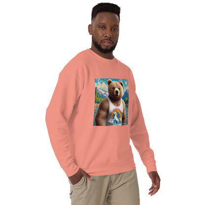 Proud Bear1 Unisex Premium Sweatshirt by Gregg Acini Adoree Designs - Gregg Acini Adoree Designs - Sweatshirt