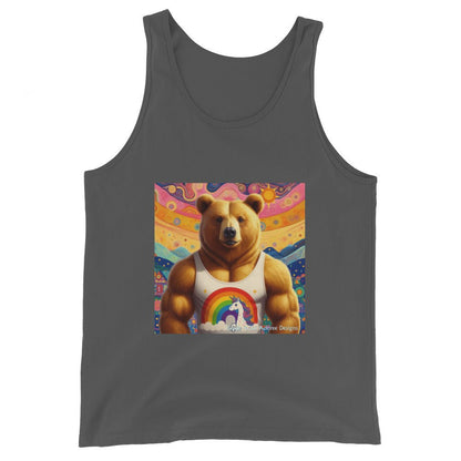 Proud Bear2 Men's Tank Top by Gregg Acini Adoree Designs - Gregg Acini Adoree Designs - Tank Top