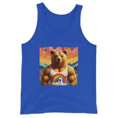 Proud Bear2 Men's Tank Top by Gregg Acini Adoree Designs - Gregg Acini Adoree Designs - Tank Top