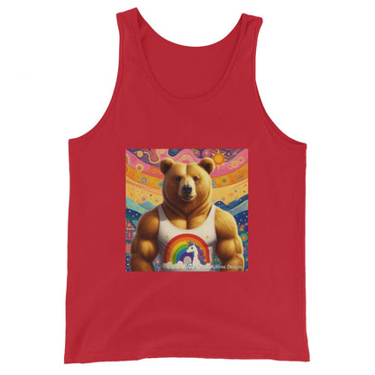 Proud Bear2 Men's Tank Top by Gregg Acini Adoree Designs - Gregg Acini Adoree Designs - Tank Top