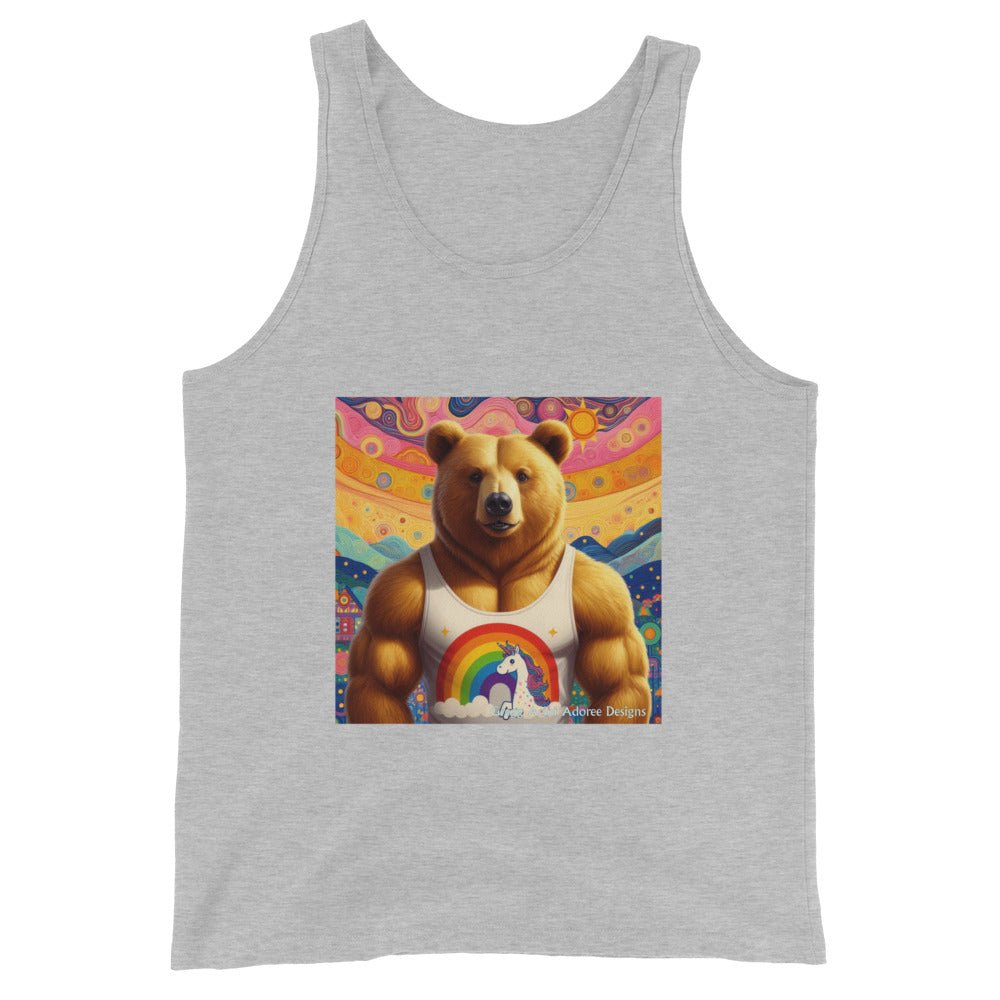 Proud Bear2 Men's Tank Top by Gregg Acini Adoree Designs - Gregg Acini Adoree Designs - Tank Top
