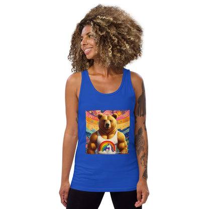 Proud Bear2 Men's Tank Top by Gregg Acini Adoree Designs - Gregg Acini Adoree Designs - Tank Top
