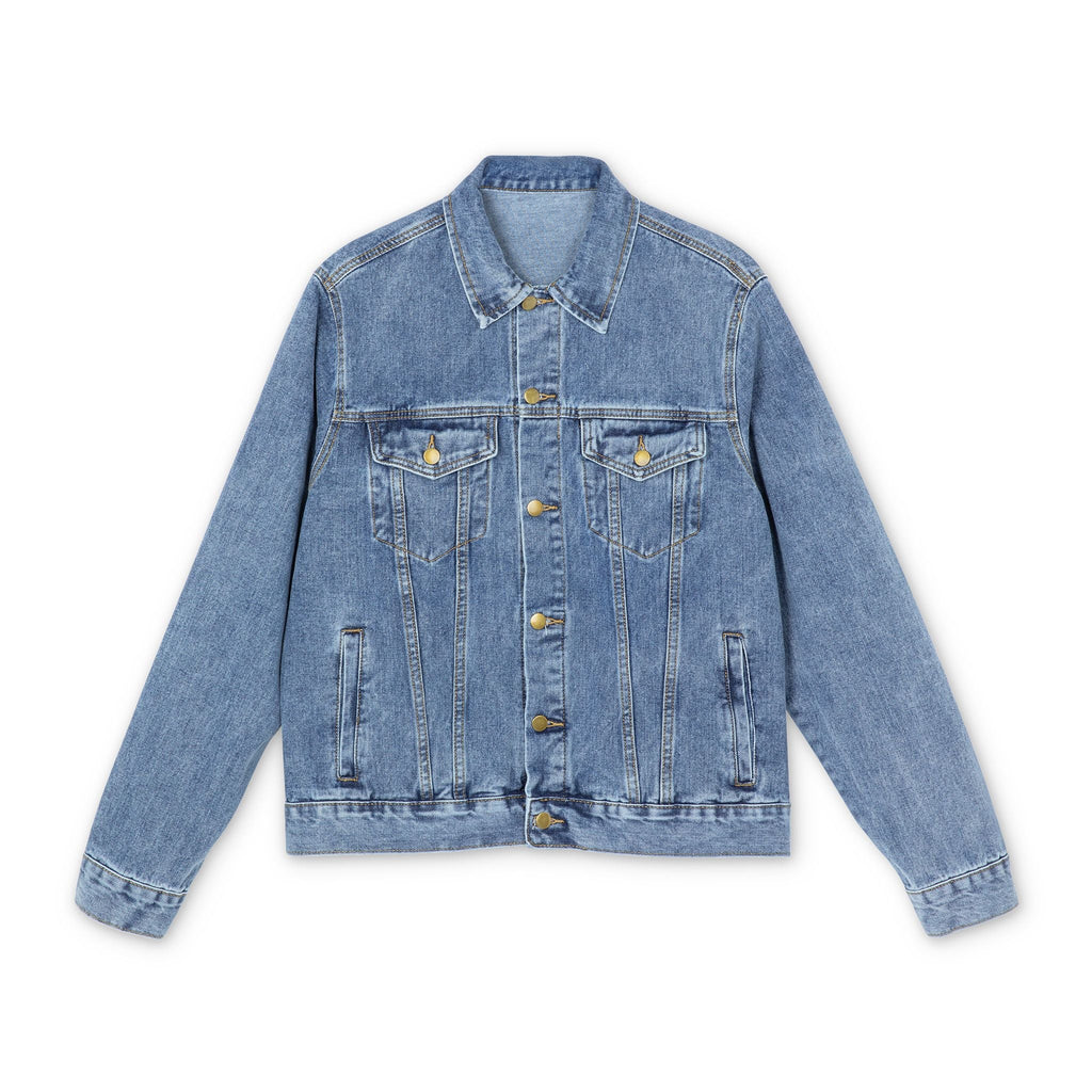 Proud Luz the Penguin Denim Jacket – Stylish and Fun - Gregg Acini Adoree Designs - Outerwear