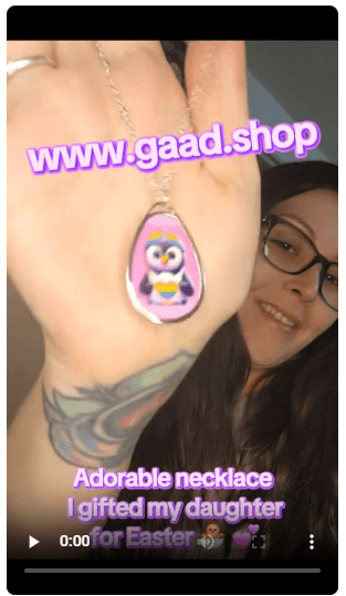 Proud Luz the Penguin Oval Necklace - Gregg Acini Adoree Designs - Necklace