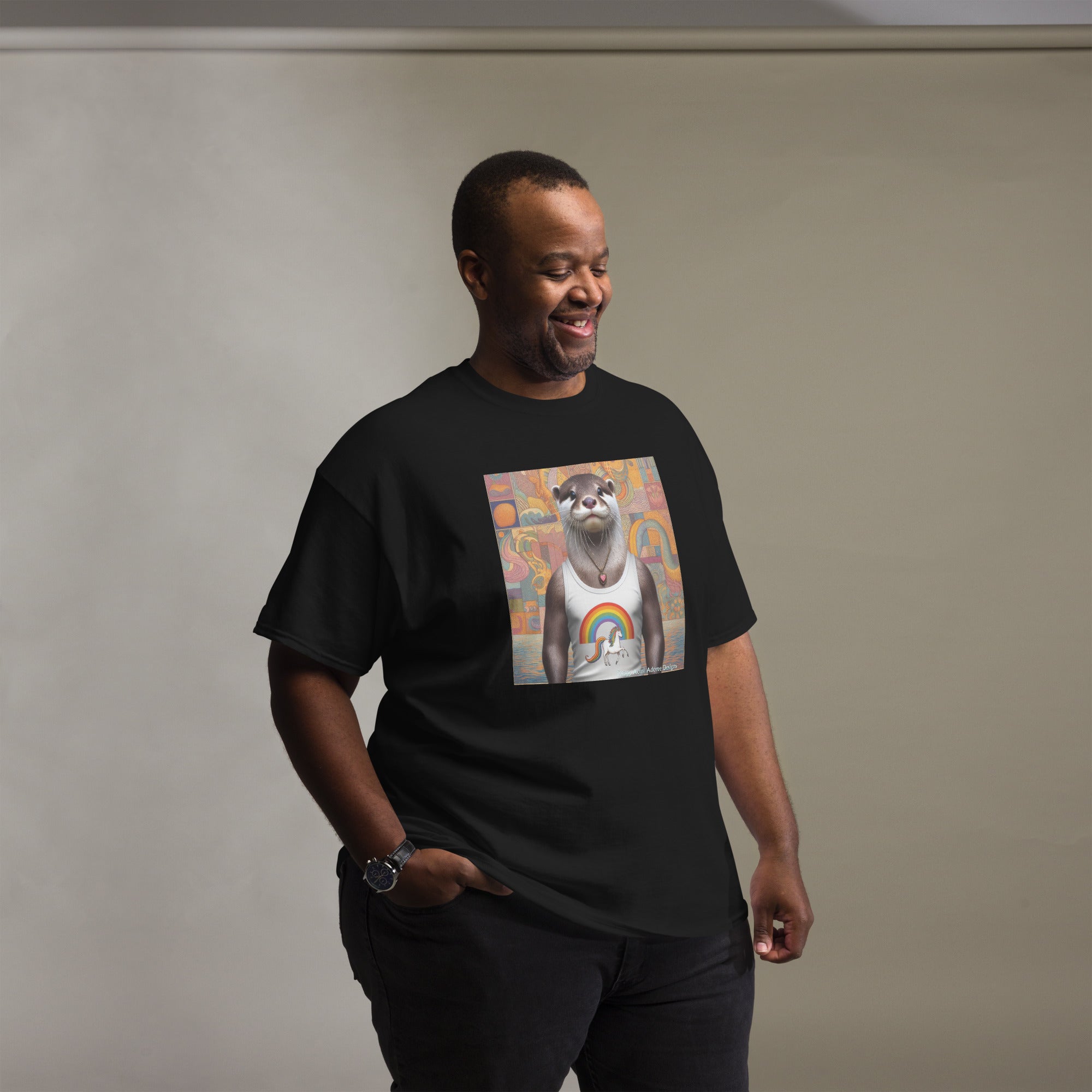 Proud Otter Unisex classic tee - Gregg Acini Adoree Designs - Tee Shirt