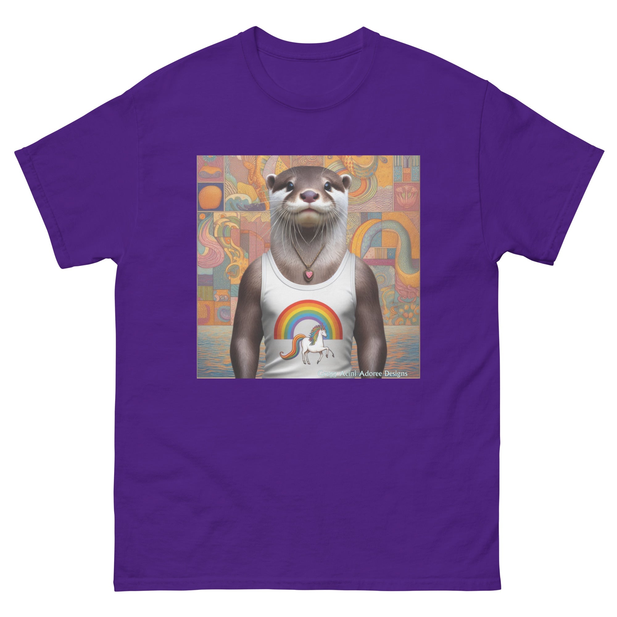 Proud Otter Unisex classic tee - Gregg Acini Adoree Designs - Tee Shirt