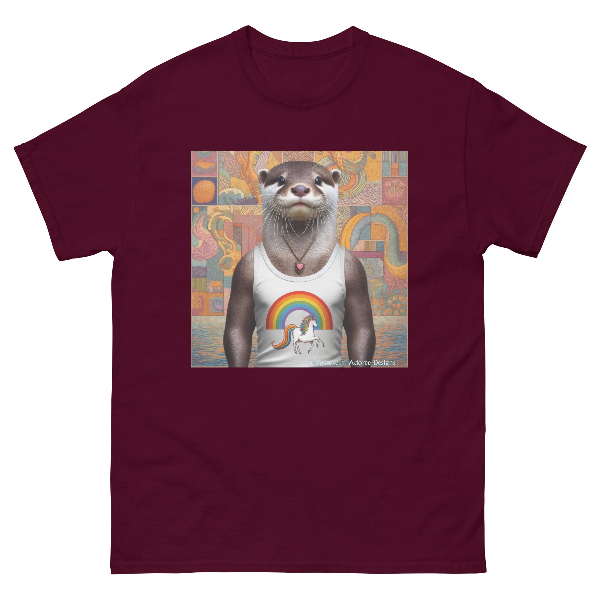 Proud Otter Unisex classic tee - Gregg Acini Adoree Designs - Tee Shirt