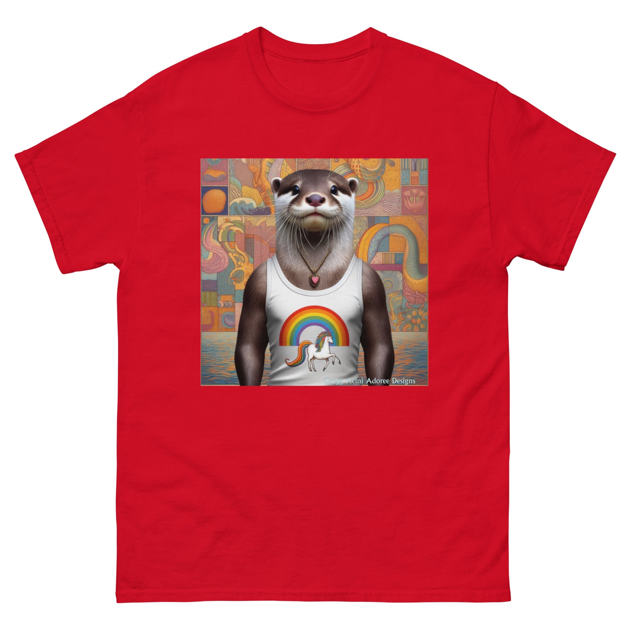Proud Otter Unisex classic tee - Gregg Acini Adoree Designs - Tee Shirt