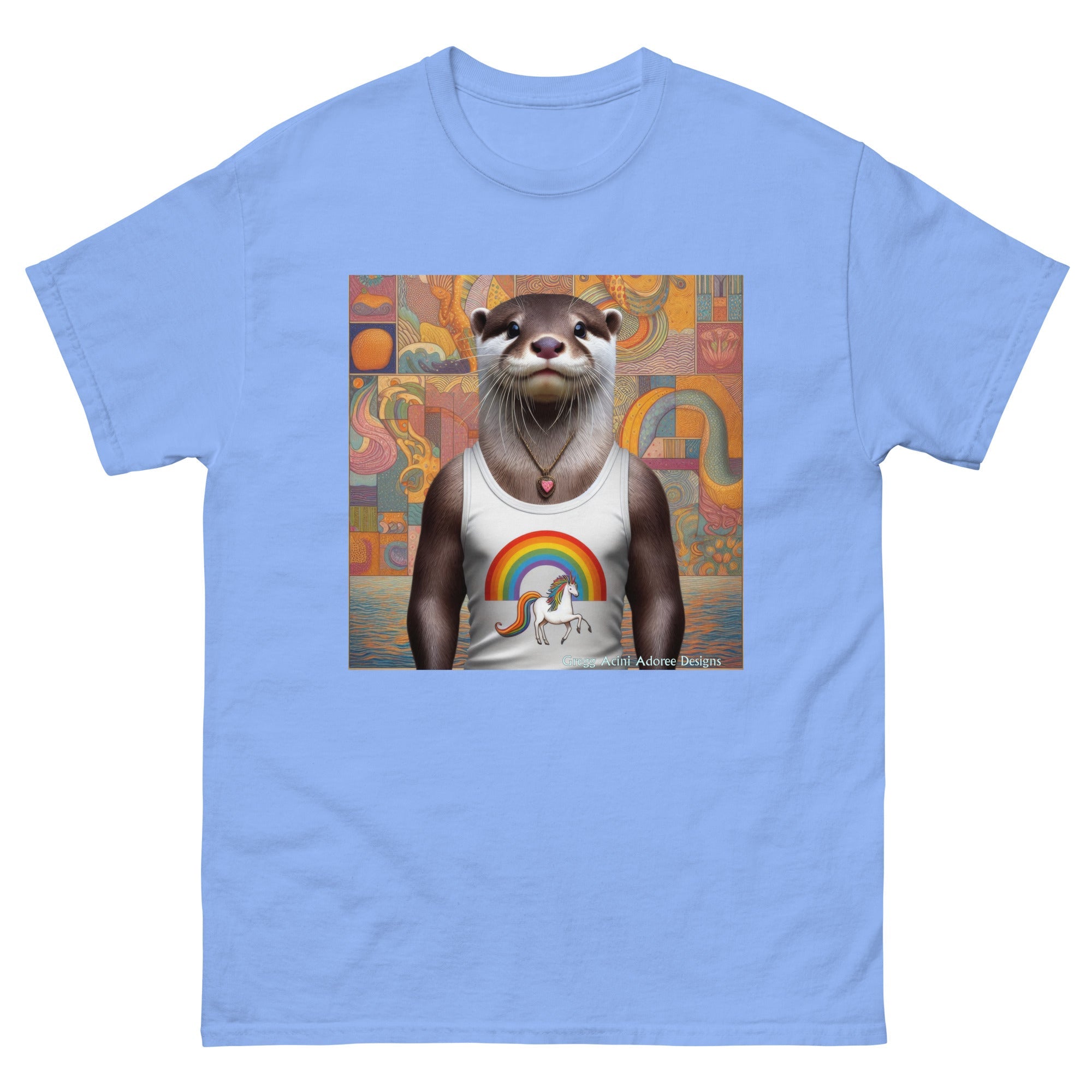 Proud Otter Unisex classic tee - Gregg Acini Adoree Designs - Tee Shirt
