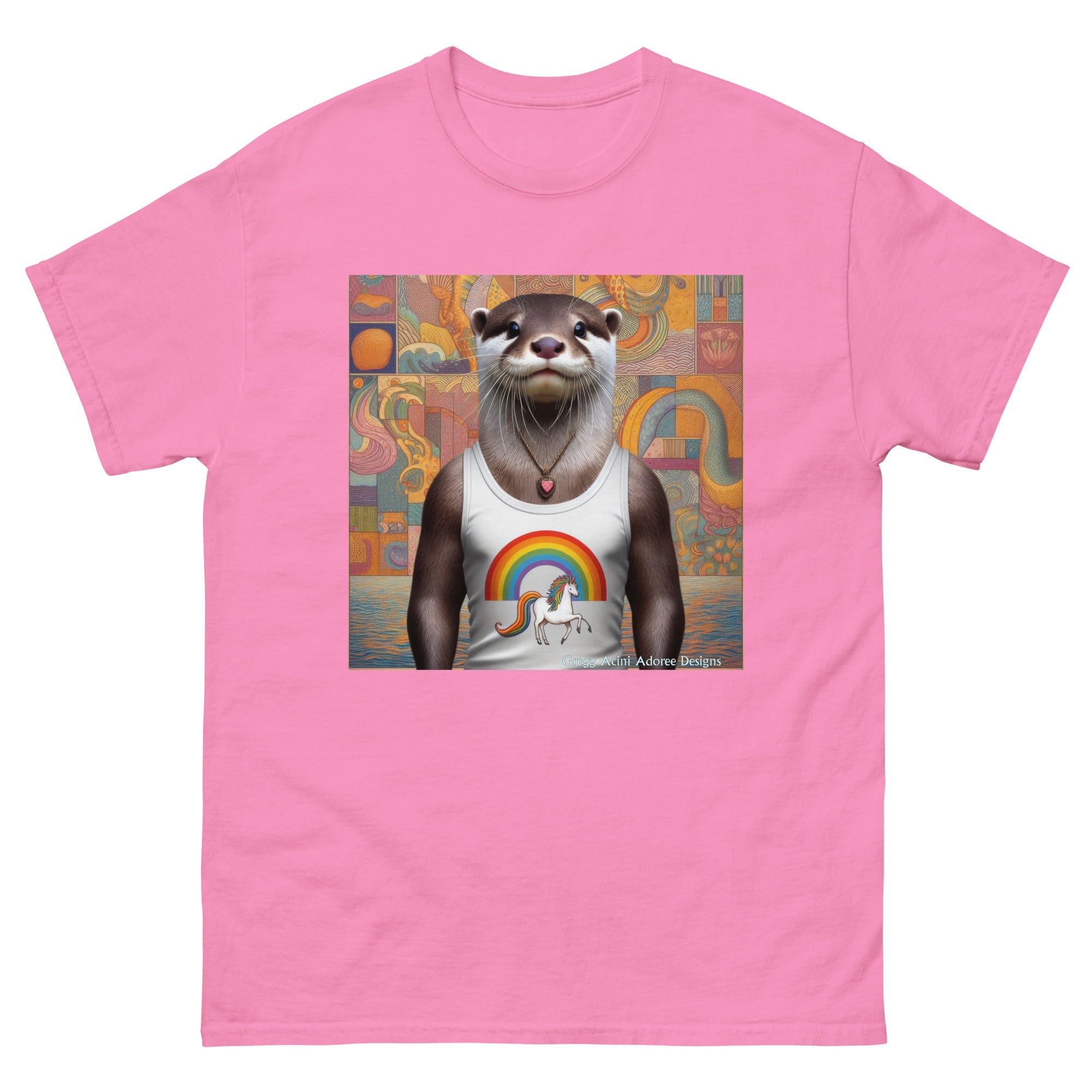 Proud Otter Unisex classic tee - Gregg Acini Adoree Designs - Tee Shirt