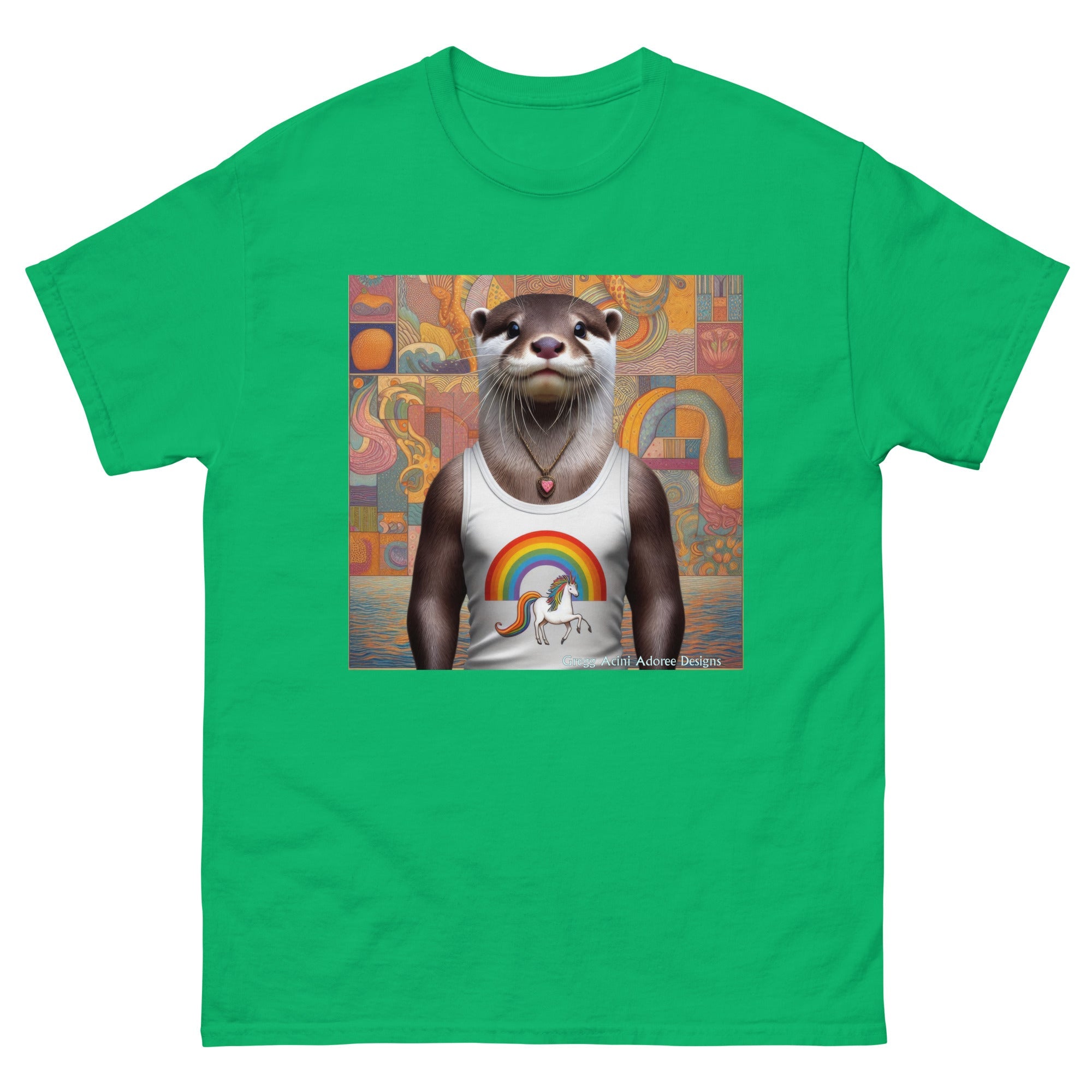 Proud Otter Unisex classic tee - Gregg Acini Adoree Designs - Tee Shirt