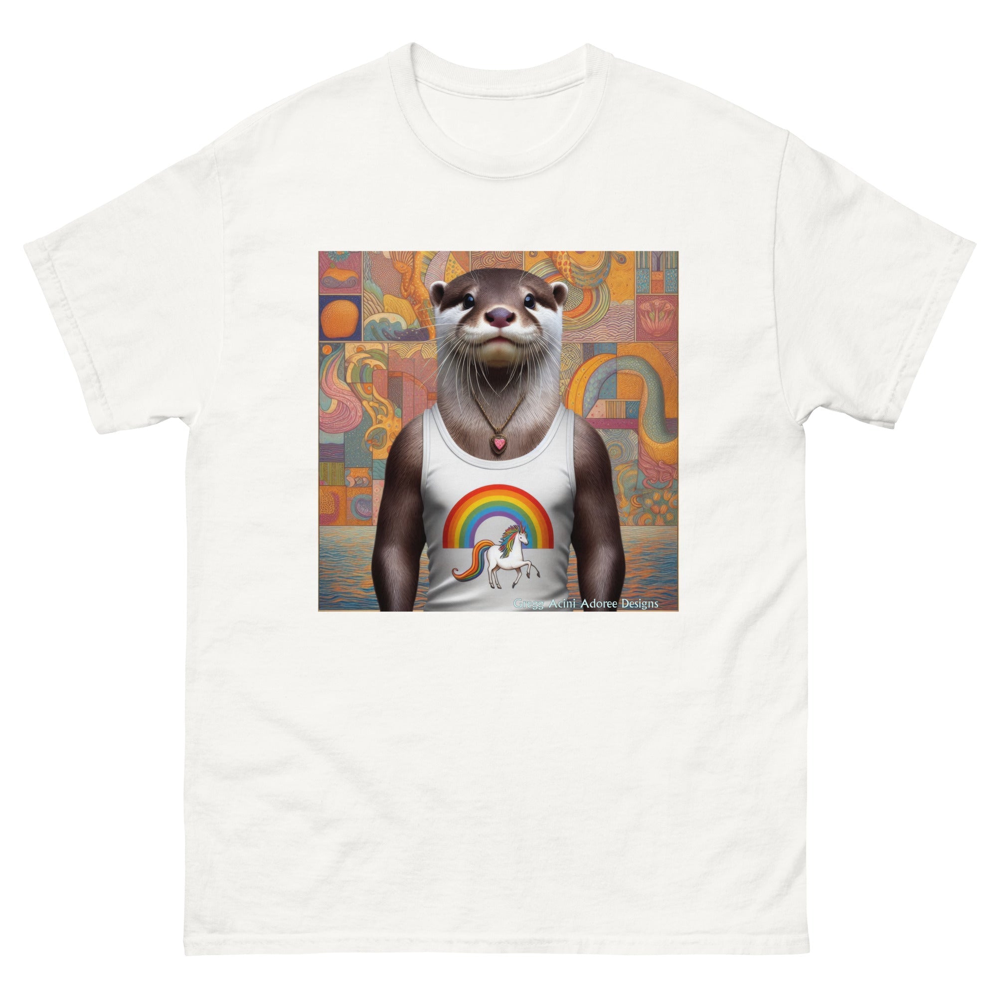 Proud Otter Unisex classic tee - Gregg Acini Adoree Designs - Tee Shirt