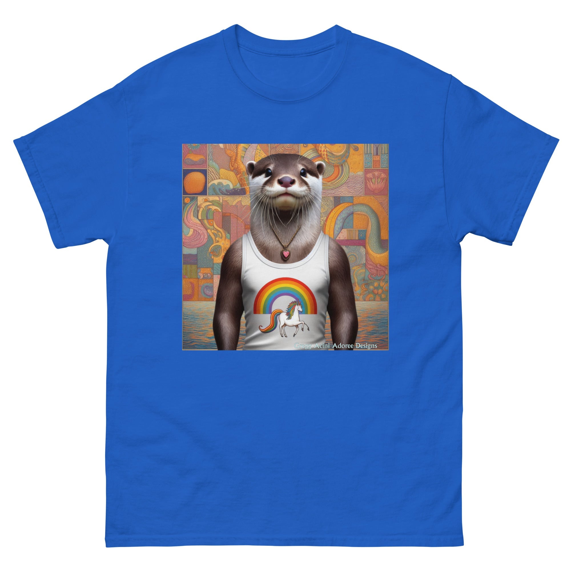 Proud Otter Unisex classic tee - Gregg Acini Adoree Designs - Tee Shirt