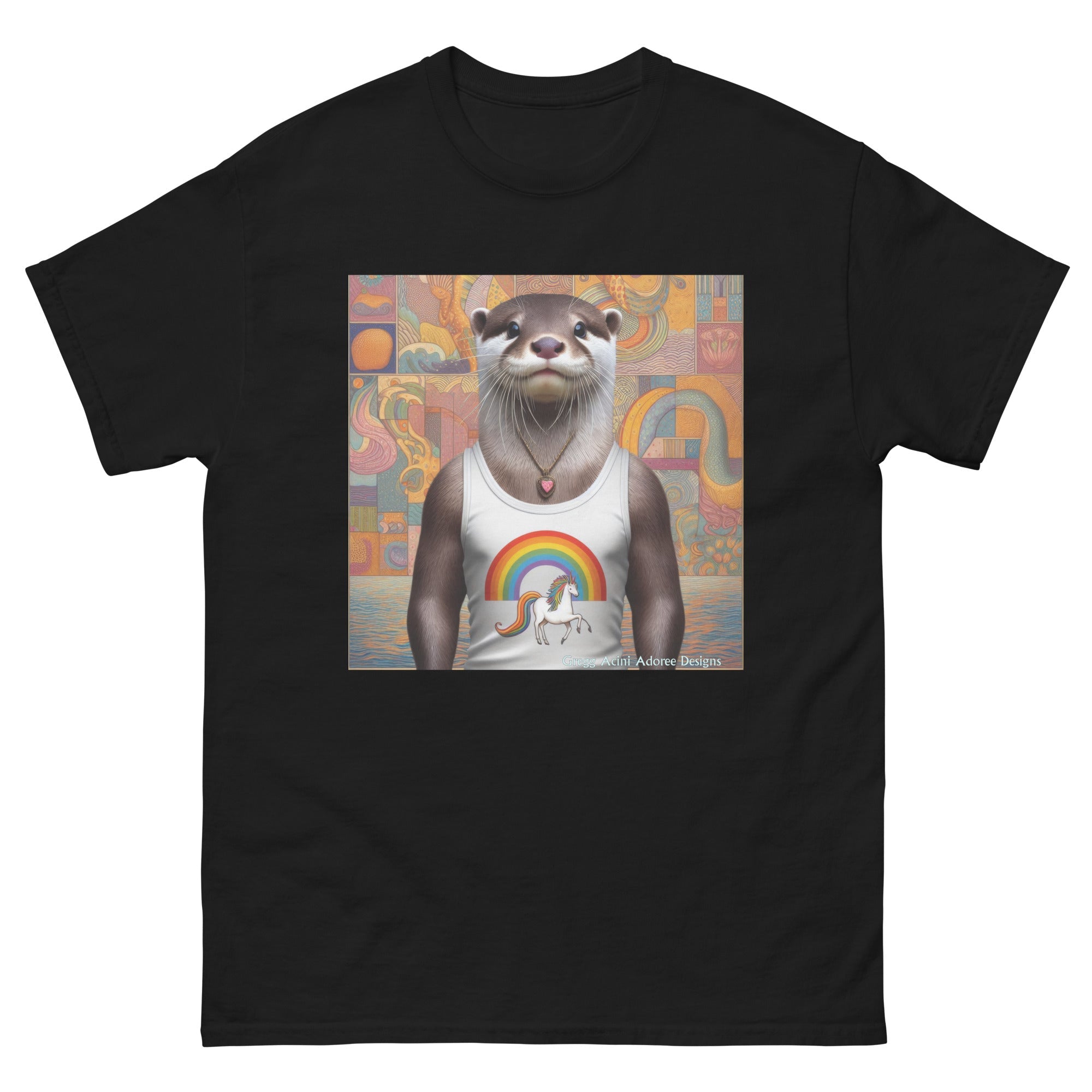 Proud Otter Unisex classic tee - Gregg Acini Adoree Designs - Tee Shirt