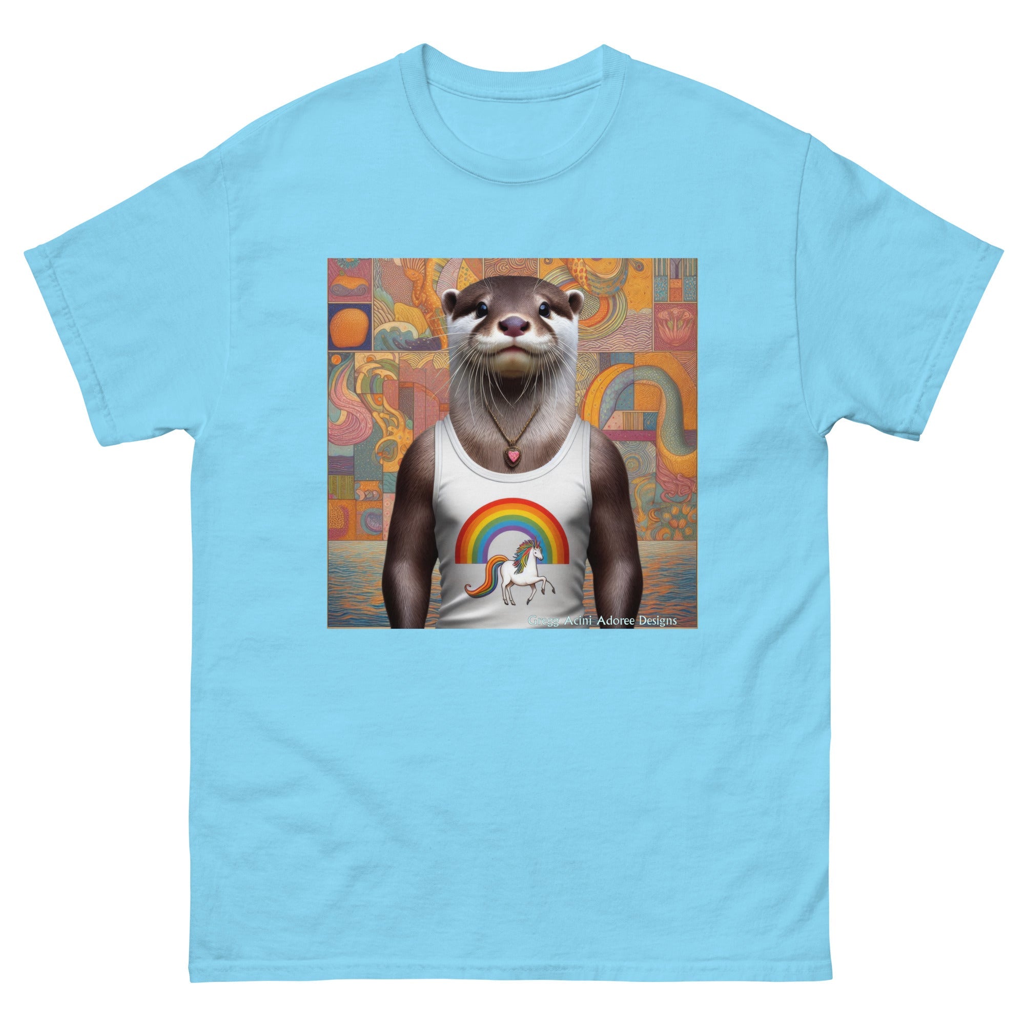 Proud Otter Unisex classic tee - Gregg Acini Adoree Designs - Tee Shirt