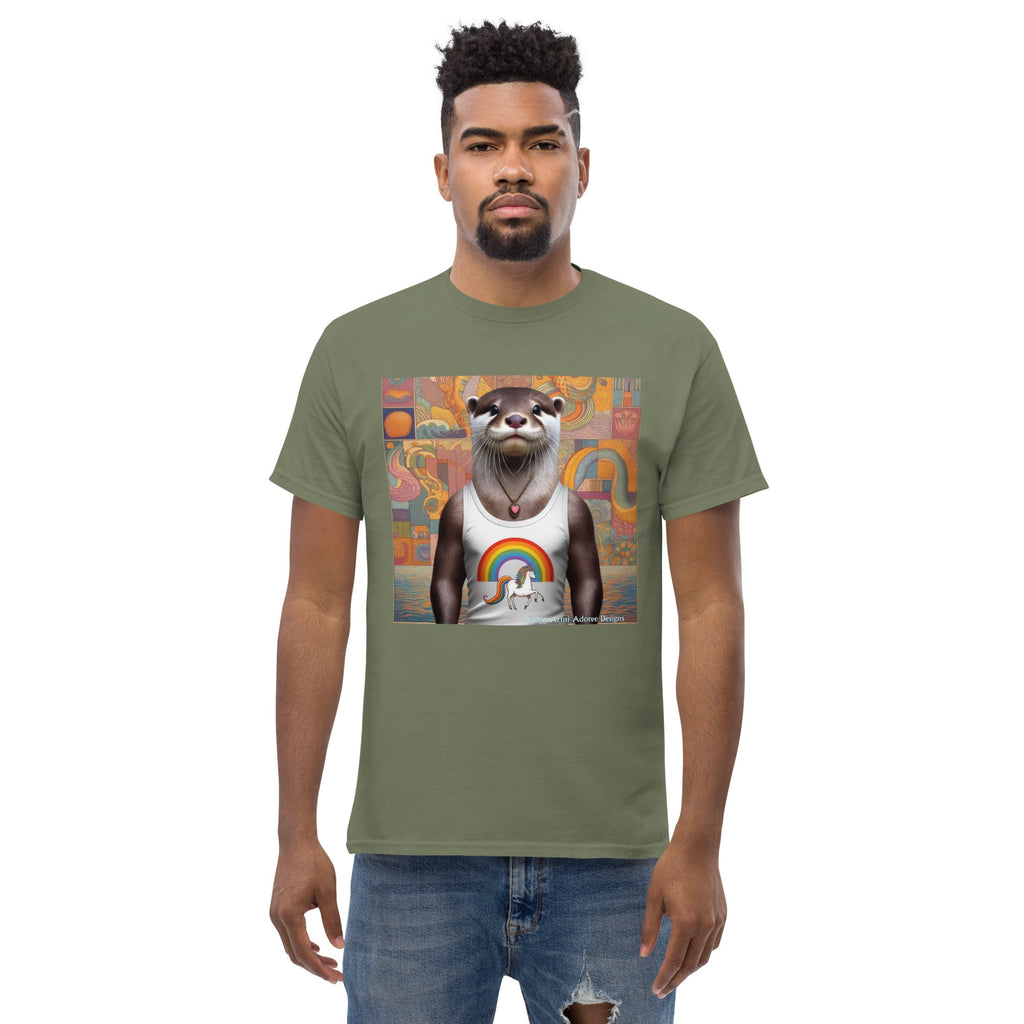 Proud Otter Unisex classic tee - Gregg Acini Adoree Designs - Tee Shirt