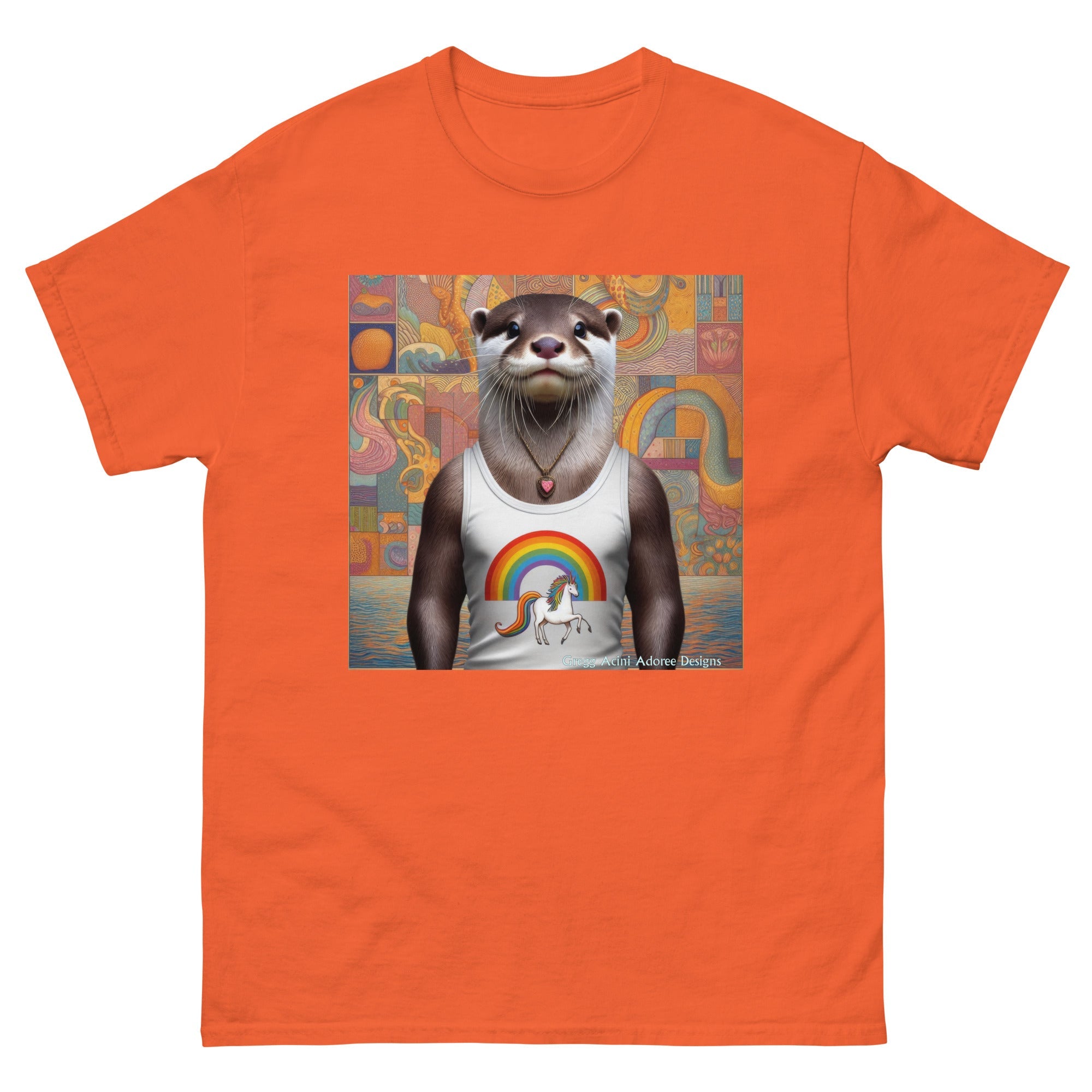 Proud Otter Unisex classic tee - Gregg Acini Adoree Designs - Tee Shirt