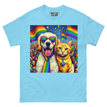 Proud Pet Allies with Heart Glasses Unisex classic tee - Gregg Acini Adoree Designs - T-Shirt