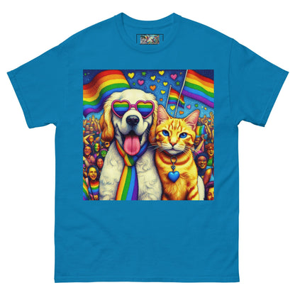 Proud Pet Allies with Heart Glasses Unisex classic tee - Gregg Acini Adoree Designs - T-Shirt