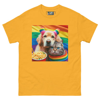 Proud Pet Allies with Noodles Unisex classic tee - Gregg Acini Adoree Designs - T-Shirt