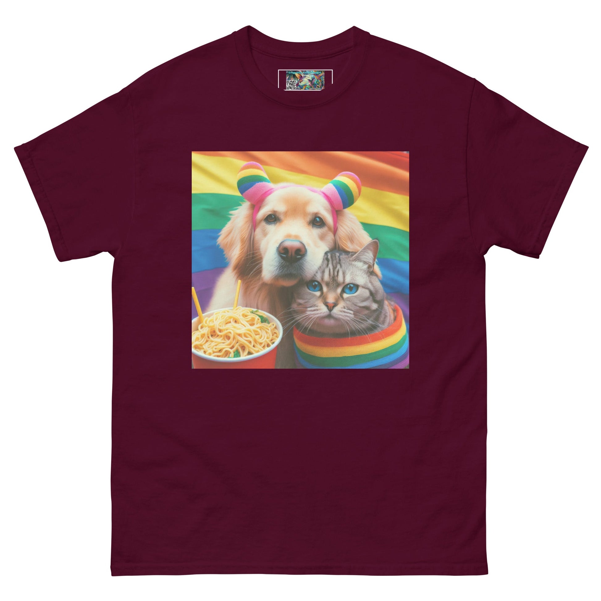 Proud Pet Allies with Noodles Unisex classic tee - Gregg Acini Adoree Designs - T-Shirt