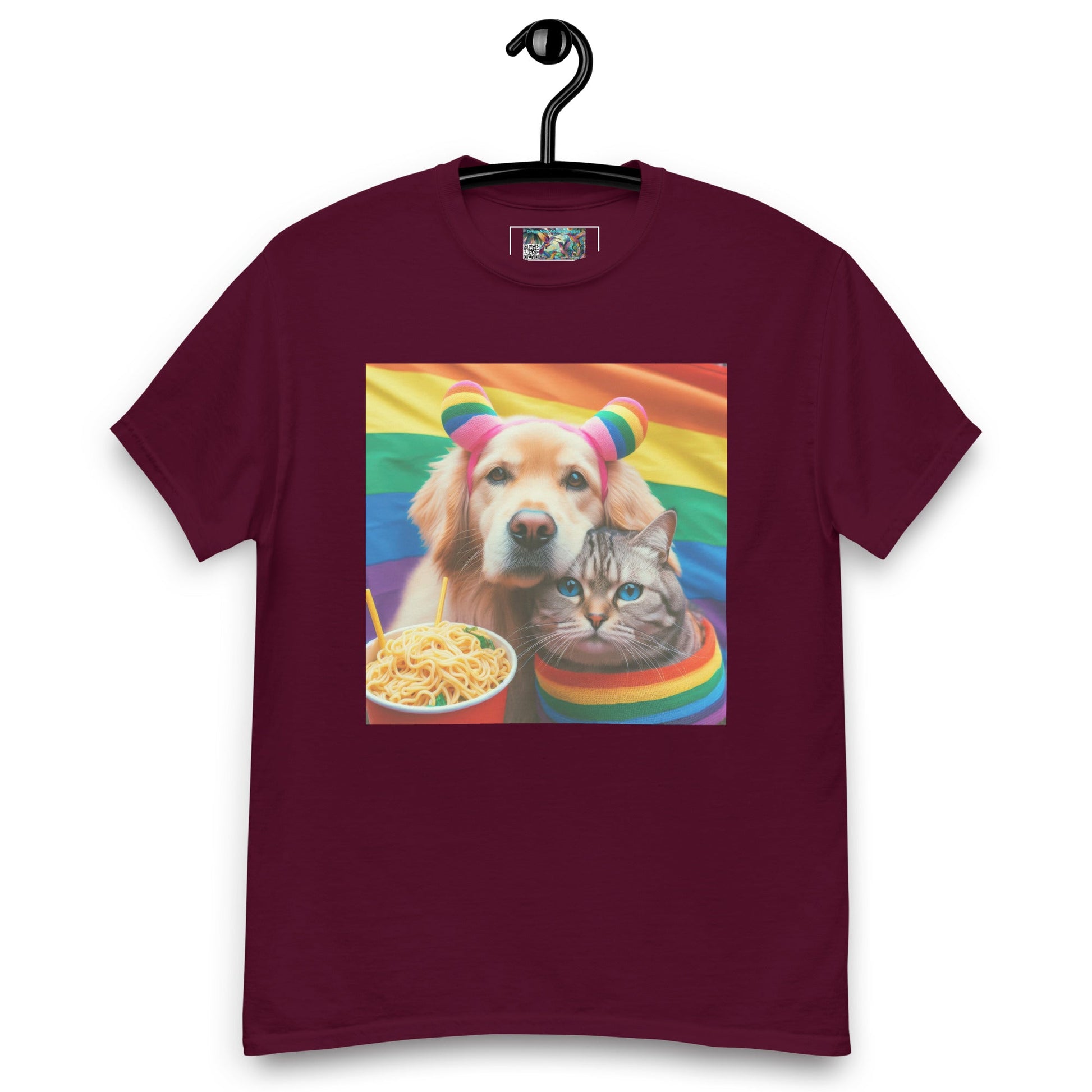 Proud Pet Allies with Noodles Unisex classic tee - Gregg Acini Adoree Designs - T-Shirt