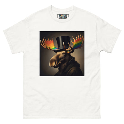 Proud Remby Moose Unisex classic tee by Gregg Acini Adoree Designs - Gregg Acini Adoree Designs - Tee Shirt