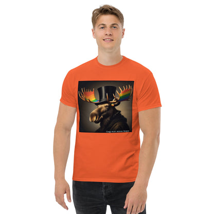Proud Remby Moose Unisex classic tee by Gregg Acini Adoree Designs - Gregg Acini Adoree Designs - Tee Shirt