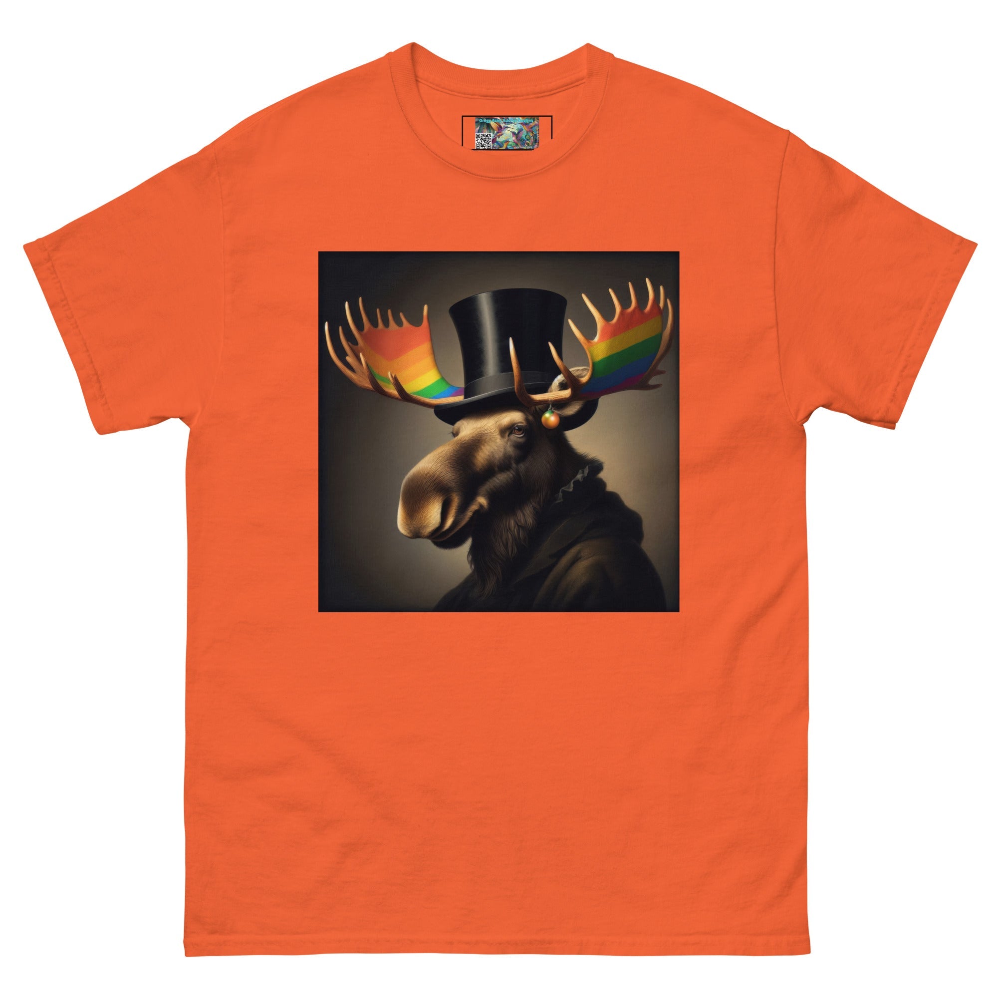 Proud Remby Moose Unisex classic tee by Gregg Acini Adoree Designs - Gregg Acini Adoree Designs - Tee Shirt