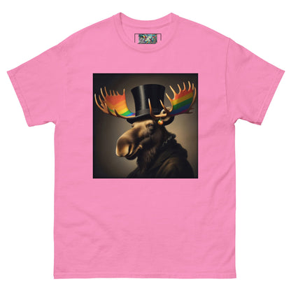 Proud Remby Moose Unisex classic tee by Gregg Acini Adoree Designs - Gregg Acini Adoree Designs - Tee Shirt