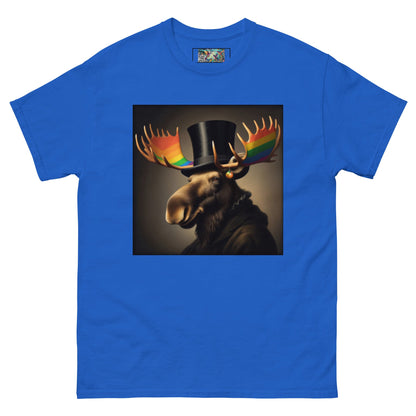 Proud Remby Moose Unisex classic tee by Gregg Acini Adoree Designs - Gregg Acini Adoree Designs - Tee Shirt