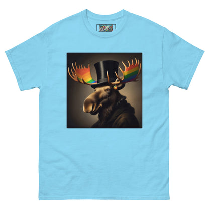 Proud Remby Moose Unisex classic tee by Gregg Acini Adoree Designs - Gregg Acini Adoree Designs - Tee Shirt