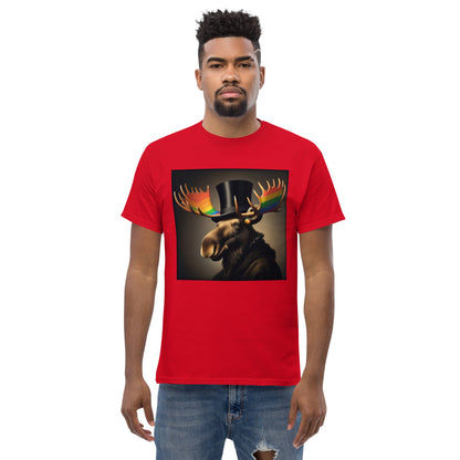 Proud Remby Moose Unisex classic tee by Gregg Acini Adoree Designs - Gregg Acini Adoree Designs - Tee Shirt