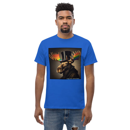 Proud Remby Moose Unisex classic tee by Gregg Acini Adoree Designs - Gregg Acini Adoree Designs - Tee Shirt