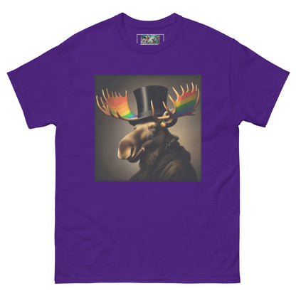 Proud Remby Moose Unisex classic tee by Gregg Acini Adoree Designs - Gregg Acini Adoree Designs - Tee Shirt