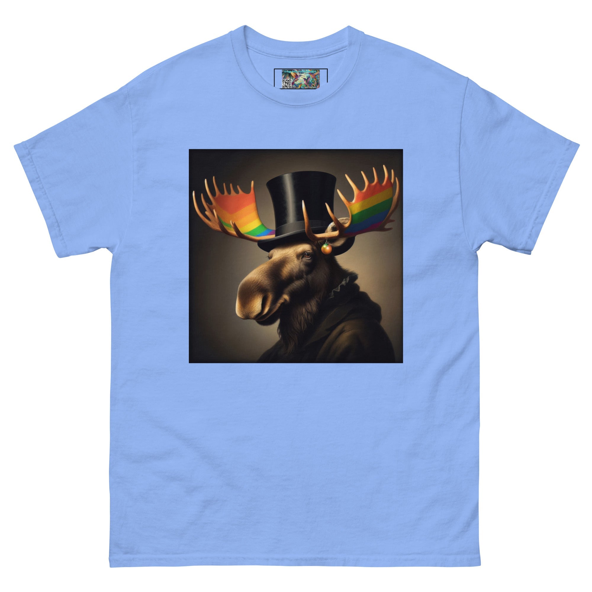 Proud Remby Moose Unisex classic tee by Gregg Acini Adoree Designs - Gregg Acini Adoree Designs - Tee Shirt