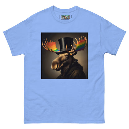 Proud Remby Moose Unisex classic tee by Gregg Acini Adoree Designs - Gregg Acini Adoree Designs - Tee Shirt