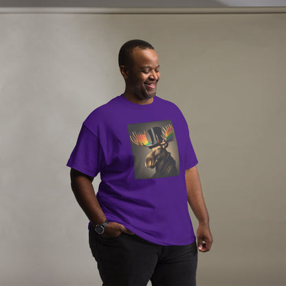 Proud Remby Moose Unisex classic tee by Gregg Acini Adoree Designs - Gregg Acini Adoree Designs - Tee Shirt