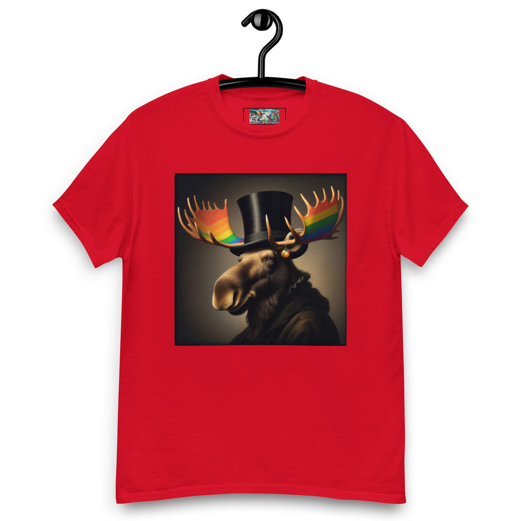 Proud Remby Moose Unisex classic tee by Gregg Acini Adoree Designs - Gregg Acini Adoree Designs - Tee Shirt