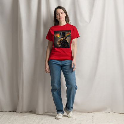 Proud Remby Moose Unisex classic tee by Gregg Acini Adoree Designs - Gregg Acini Adoree Designs - Tee Shirt