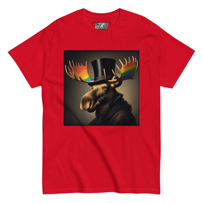 Proud Remby Moose Unisex classic tee by Gregg Acini Adoree Designs - Gregg Acini Adoree Designs - Tee Shirt