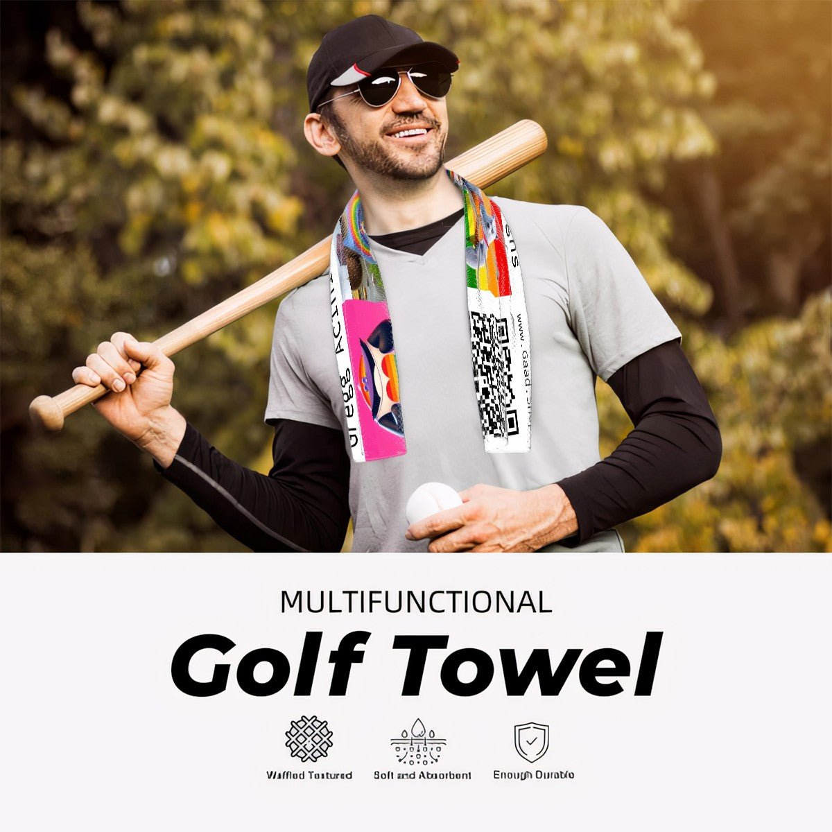 Proudly You Cold Sports Towel - Gregg Acini Adoree Designs - Towel