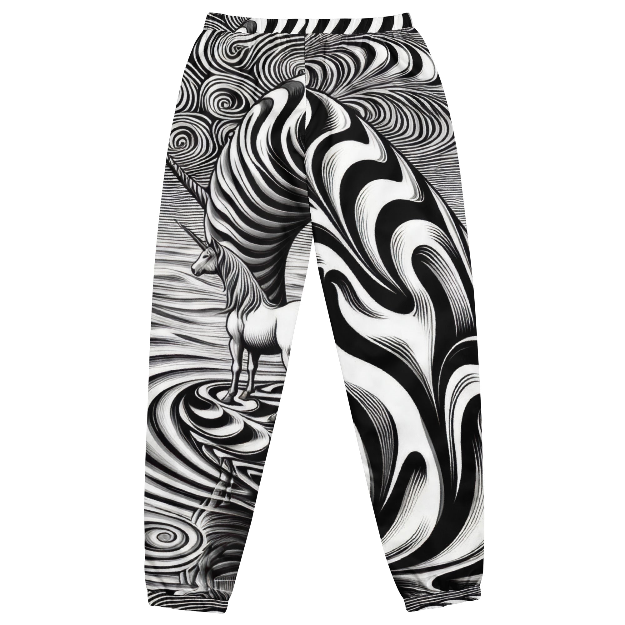 Psychedelic Wave Design Unisex track pants - Gregg Acini Adoree Designs - Track Pants
