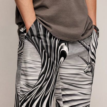 Psychedelic Wave Design Unisex track pants - Gregg Acini Adoree Designs - Track Pants