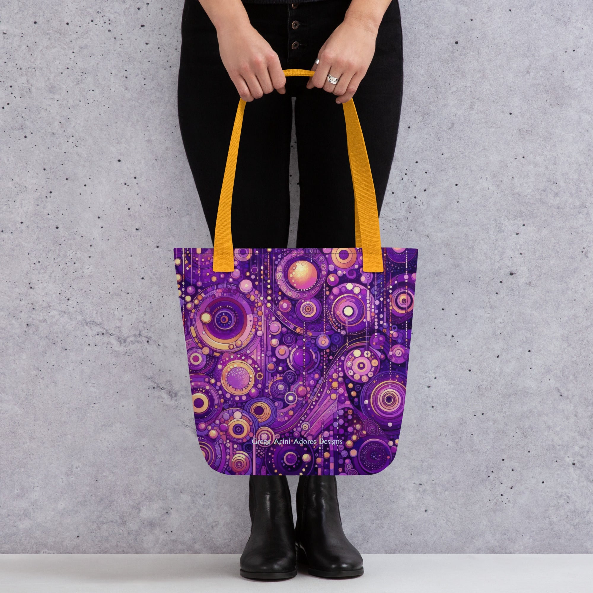 Purple Menagerie Tote bag - Gregg Acini Adoree Designs - Tote Bag