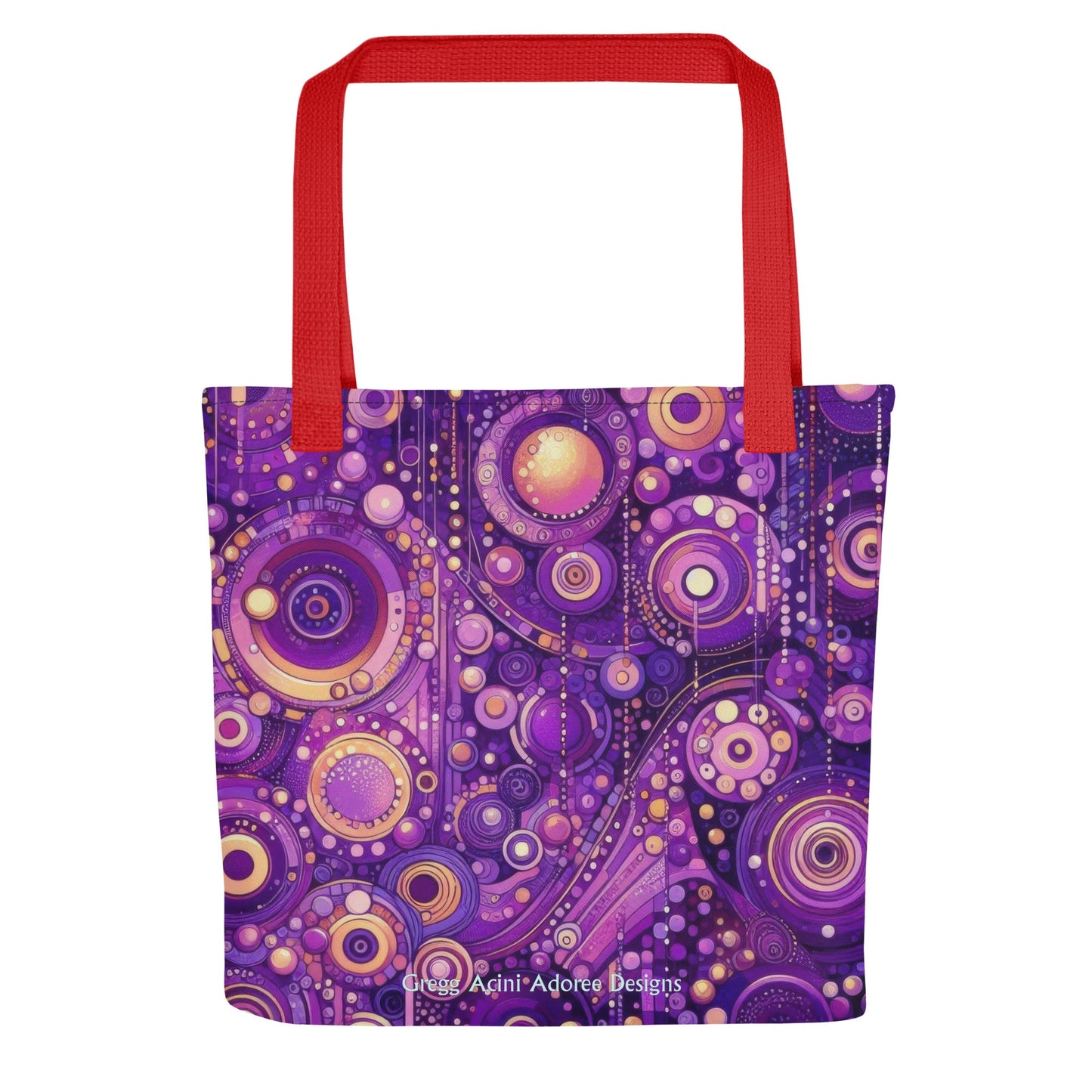 Purple Menagerie Tote bag - Gregg Acini Adoree Designs - Tote Bag