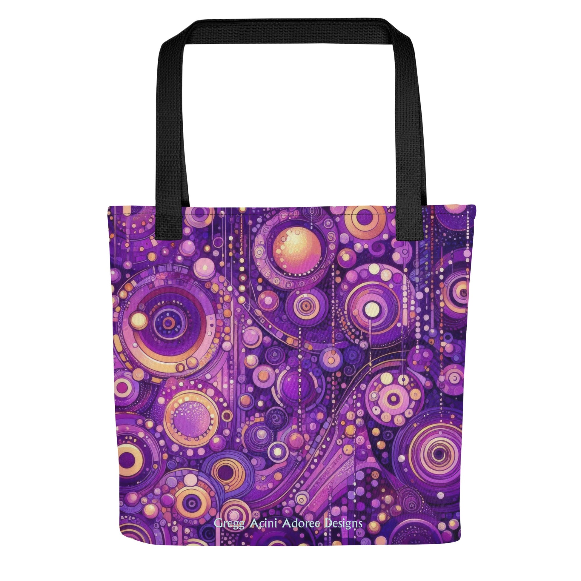 Purple Menagerie Tote bag - Gregg Acini Adoree Designs - Tote Bag